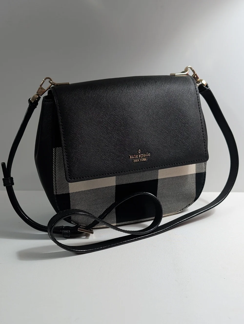 Kate Spade Cameron Street Plaid Byrdie Crossbody Bag